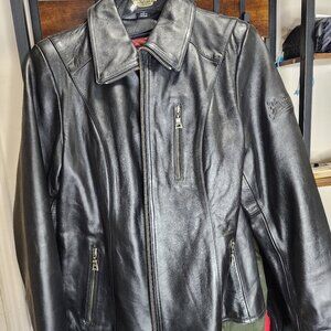 Flying bikes women's motorcycle jacket